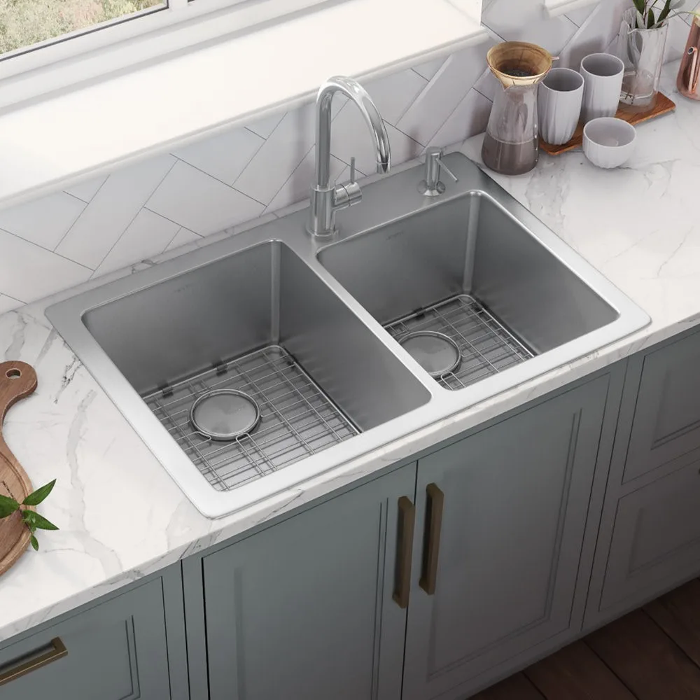 Drop-in kitchen sink