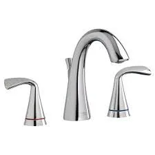 Two-handle lavatory faucet with 8-inch spread