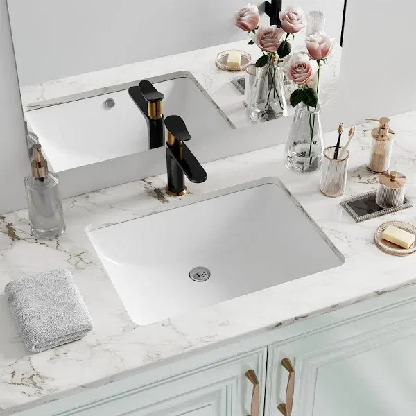 Undermount bathroom sink